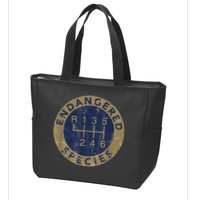 Endangered Species Stick Shift Manual Transmission Drivers Zip Tote Bag