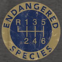 Endangered Species Stick Shift Manual Transmission Drivers Vector Backpack