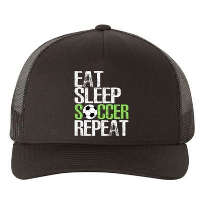 Eat Sleep Soccer Repeat Cool Sport Player Gift Yupoong Adult 5-Panel Trucker Hat