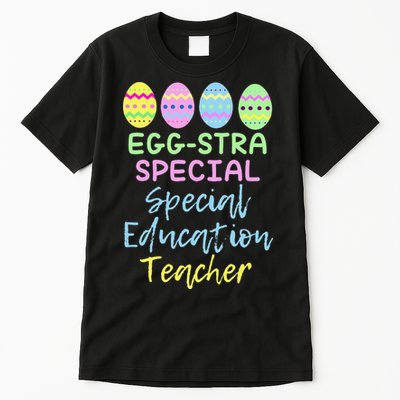 Eggstra Special Special Education Ed Teacher Easter Tall T-Shirt