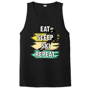 Eat Sleep Ski Repeat PosiCharge Competitor Tank