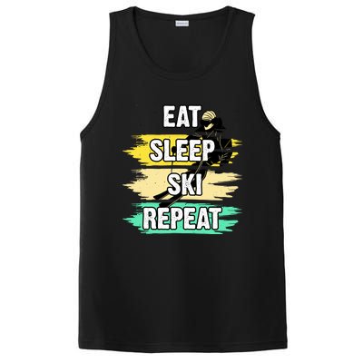 Eat Sleep Ski Repeat PosiCharge Competitor Tank