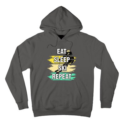 Eat Sleep Ski Repeat Hoodie