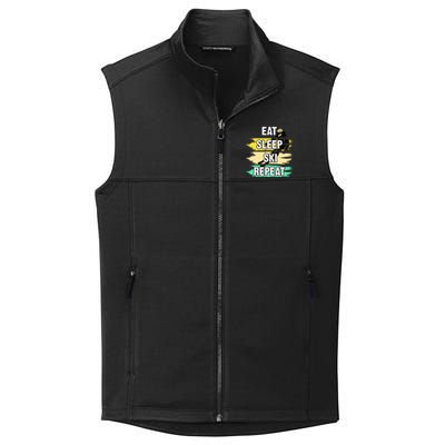 Eat Sleep Ski Repeat Collective Smooth Fleece Vest