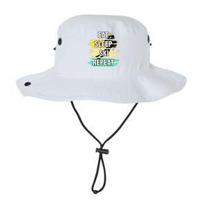 Eat Sleep Ski Repeat Legacy Cool Fit Booney Bucket Hat