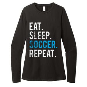 Eat Sleep Soccer Repeat Cute Gift Soccer Player And Coach Gift Womens CVC Long Sleeve Shirt