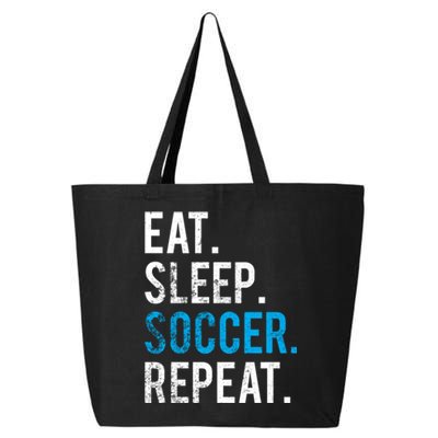 Eat Sleep Soccer Repeat Cute Gift Soccer Player And Coach Gift 25L Jumbo Tote