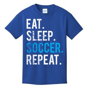 Eat Sleep Soccer Repeat Cute Gift Soccer Player And Coach Gift Kids T-Shirt