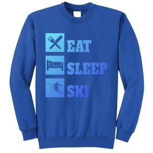 Eat Sleep Ski Cool Gift Sweatshirt