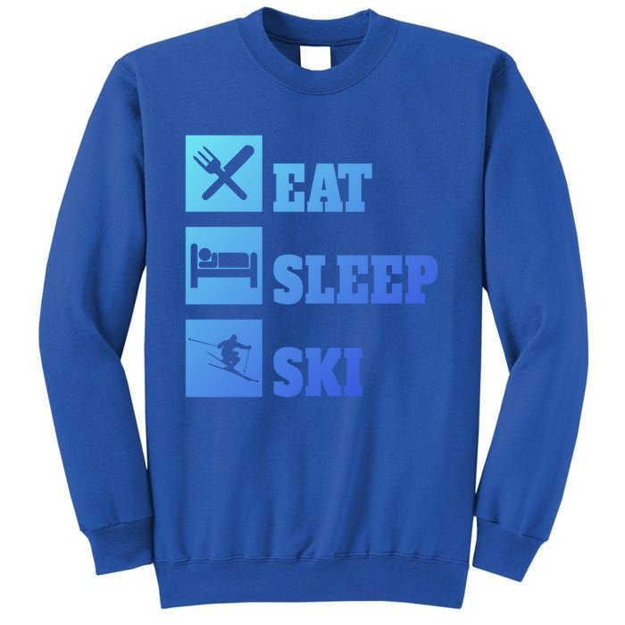 Eat Sleep Ski Cool Gift Sweatshirt