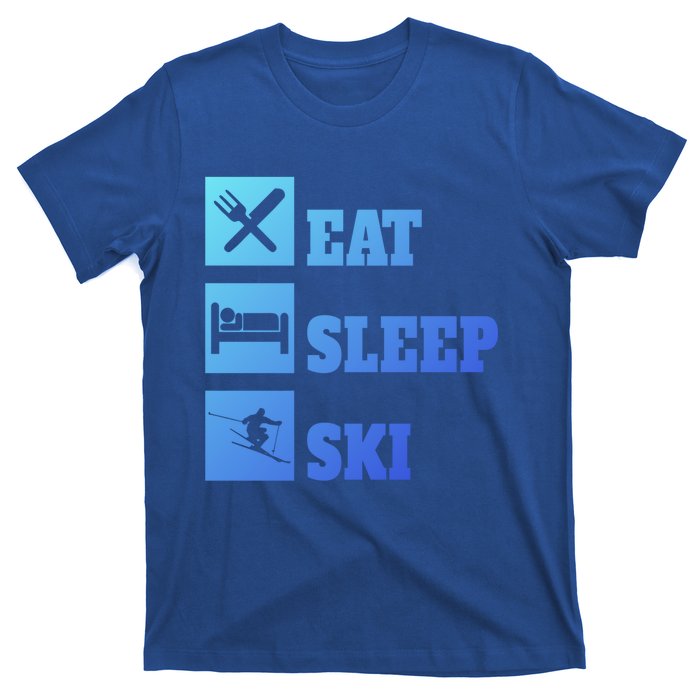 Eat Sleep Ski Cool Gift T-Shirt