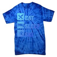 Eat Sleep Ski Cool Gift Tie-Dye T-Shirt