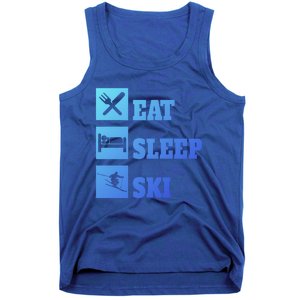 Eat Sleep Ski Cool Gift Tank Top