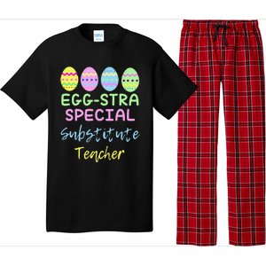 Eggstra Special Substitute Teacher Easter Christmas Pajama Set