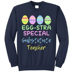 Eggstra Special Substitute Teacher Easter Christmas Sweatshirt