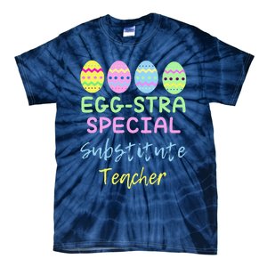 Eggstra Special Substitute Teacher Easter Christmas Tie-Dye T-Shirt