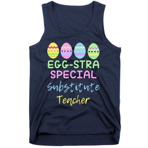 Eggstra Special Substitute Teacher Easter Christmas Tank Top