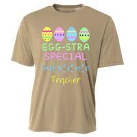 Eggstra Special Substitute Teacher Easter Christmas Cooling Performance Crew T-Shirt