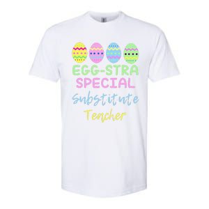 Eggstra Special Substitute Teacher Easter Christmas Softstyle CVC T-Shirt