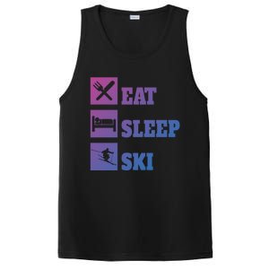 Eat Sleep Ski Cool Gift PosiCharge Competitor Tank