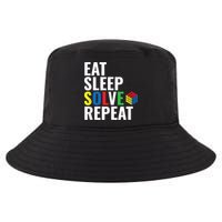 Eat Sleep Solve Repeat Speed Cubing Puzzle Cube Cool Comfort Performance Bucket Hat