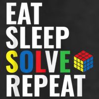 Eat Sleep Solve Repeat Speed Cubing Puzzle Cube Cool Comfort Performance Bucket Hat