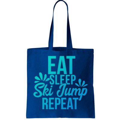 Eat Sleep Ski Jump Repeat Motivational Gift Ace057a Gift Tote Bag