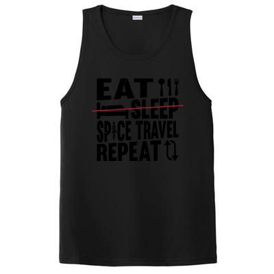 Eat Sleep Space Travel Repeat Cute Gift Funny Space Ship Gift PosiCharge Competitor Tank