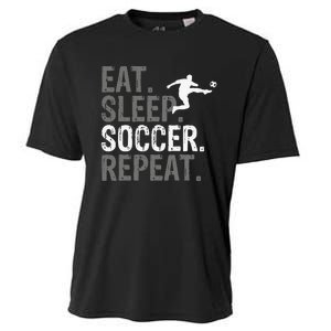 Eat Sleep Soccer Repeat - Soccer Graphic Cooling Performance Crew T-Shirt