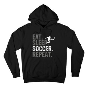 Eat Sleep Soccer Repeat - Soccer Graphic Hoodie