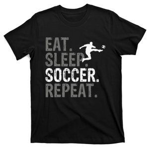 Eat Sleep Soccer Repeat - Soccer Graphic T-Shirt