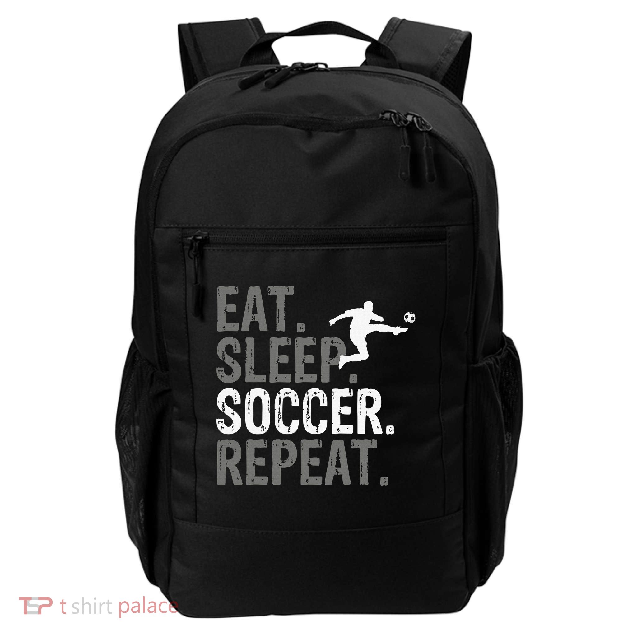 Eat Sleep Soccer Repeat - Soccer Graphic Backpack
