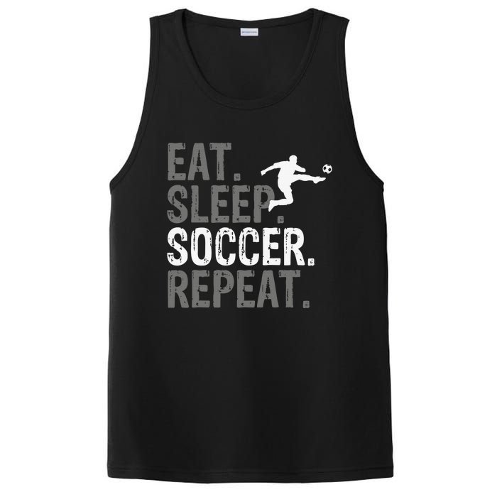 Eat Sleep Soccer Repeat - Soccer Graphic PosiCharge Competitor Tank