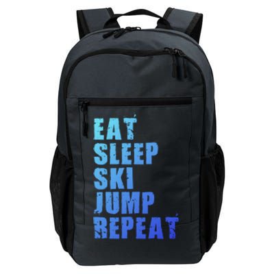 Eat Sleep Ski Jump Repeat Motivational Gift Ace057c Gift Daily Commute Backpack