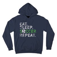 Eat Sleep Soccer Repeat Soccer Player Coach Hoodie