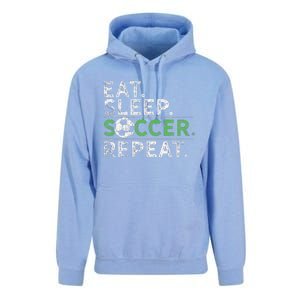 Eat Sleep Soccer Repeat Soccer Player Coach Unisex Surf Hoodie