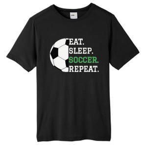 Eat Sleep Soccer Repeat Soccer Player Coach Tall Fusion ChromaSoft Performance T-Shirt