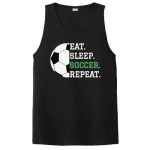 Eat Sleep Soccer Repeat Soccer Player Coach PosiCharge Competitor Tank