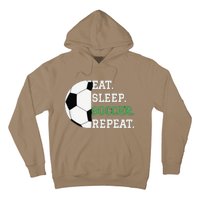 Eat Sleep Soccer Repeat Soccer Player Coach Hoodie