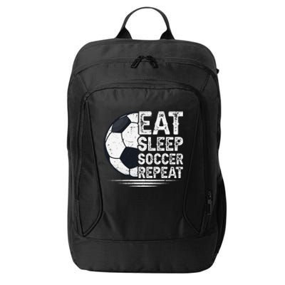 Eat Sleep Soccer Repeat Soccer Player Soccer City Backpack