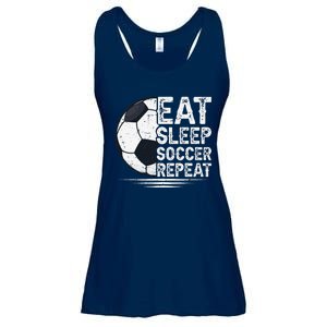 Eat Sleep Soccer Repeat Soccer Player Soccer Ladies Essential Flowy Tank