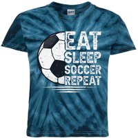 Eat Sleep Soccer Repeat Soccer Player Soccer Kids Tie-Dye T-Shirt