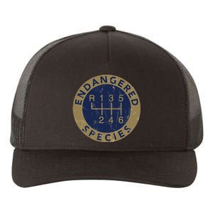 Endangered Species Stick Shift Manual Transmission Drivers Yupoong Adult 5-Panel Trucker Hat