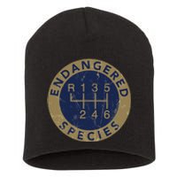 Endangered Species Stick Shift Manual Transmission Drivers Short Acrylic Beanie