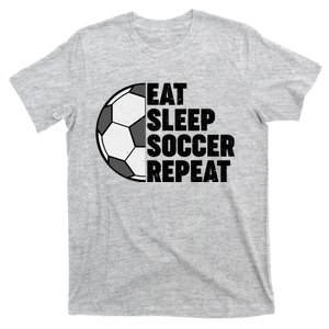 Eat Sleep Soccer Repeat Teens Girl Boy T-Shirt