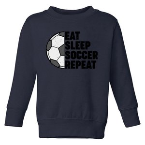 Eat Sleep Soccer Repeat Teens Girl Boy Toddler Sweatshirt