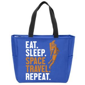 Eat Sleep Space Travel Repeat Spaceship Taikonaut Astronaut Gift Zip Tote Bag