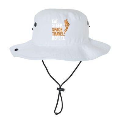 Eat Sleep Space Travel Repeat Spaceship Taikonaut Astronaut Gift Legacy Cool Fit Booney Bucket Hat