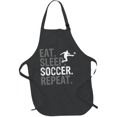 Eat Sleep Soccer Repeat funny Soccer player Apron