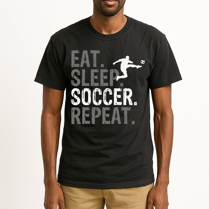 Eat Sleep Soccer Repeat funny Soccer player Tall T-Shirt
